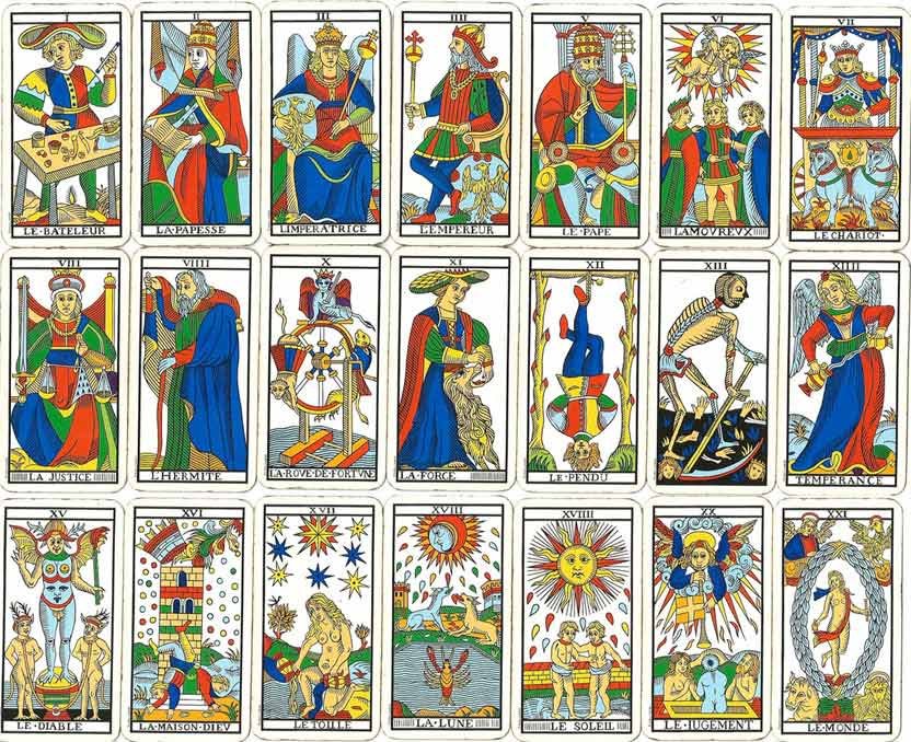 terapéutico tarot de marsella