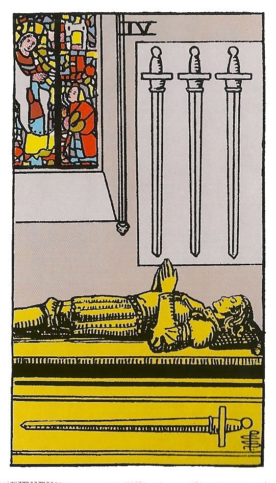 Cuatro de espadas