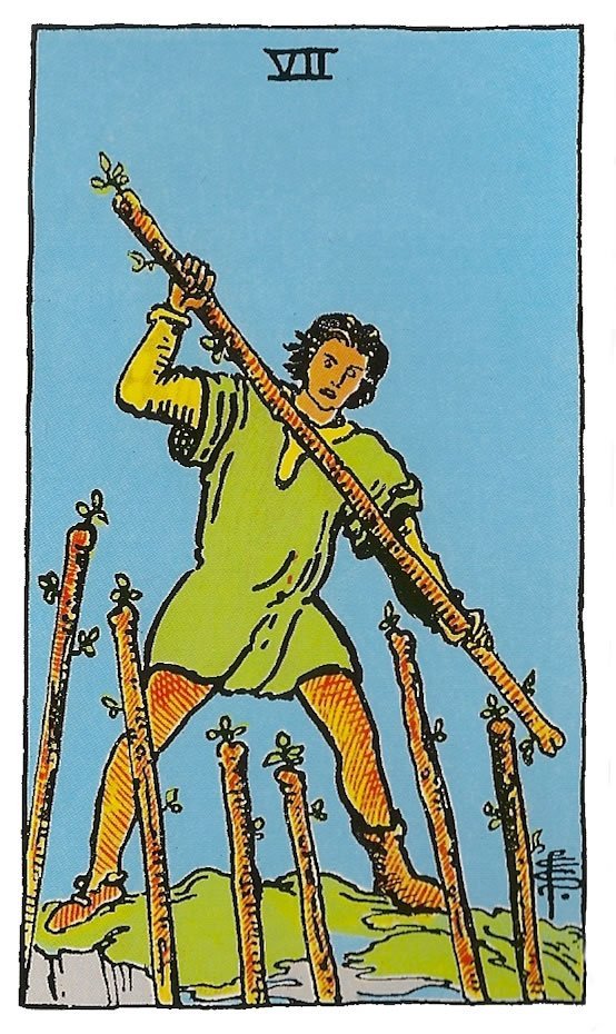 Siete de bastos