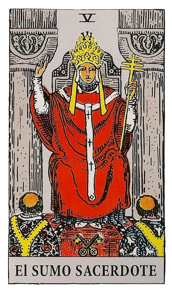 El hierofante o EL SUMO SACERDOTE