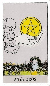 As de Oros Tarot Rider